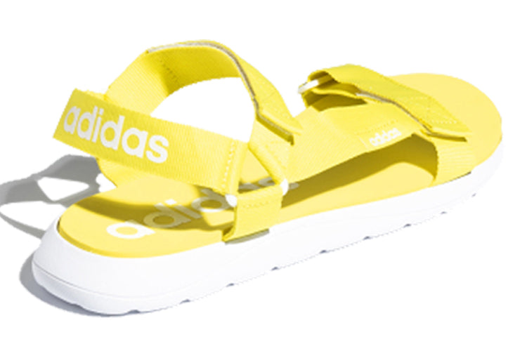 adidas neo Comfort Sandal Fashion Yellow White Sandals 'Yellow White' FU6696