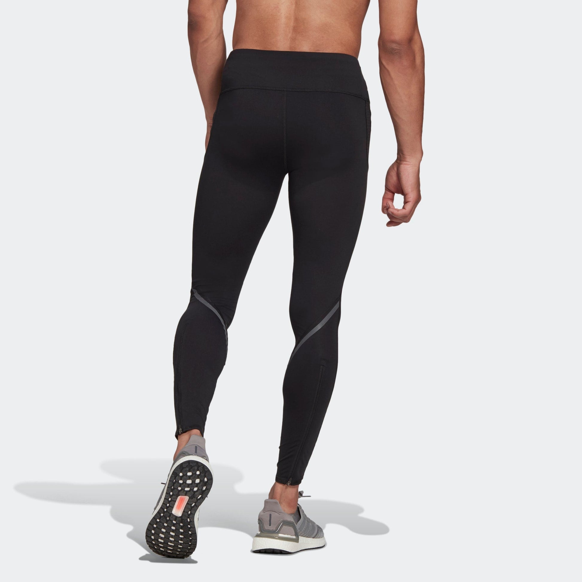 adidas Tight Running Training Sports gym pants Black FM7630