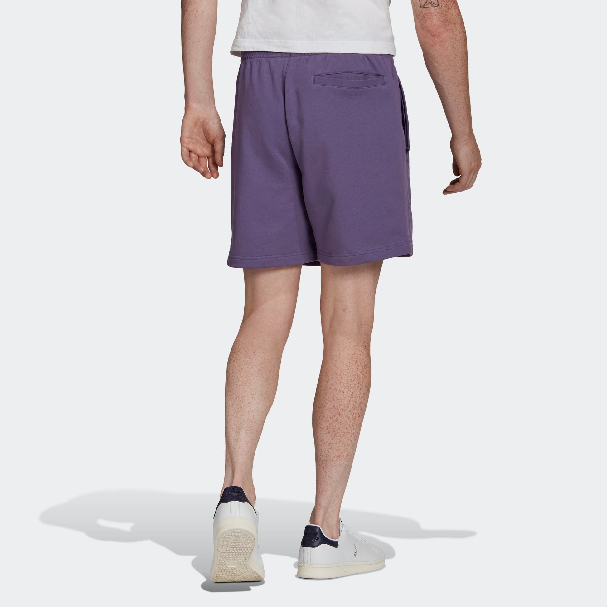 adidas originals C Short Ft Solid Color Lacing Sports Shorts Purple HF6361