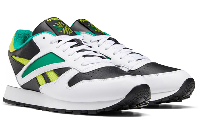 Reebok Classic Leather Mark 'Black Hero Yellow' EF7848