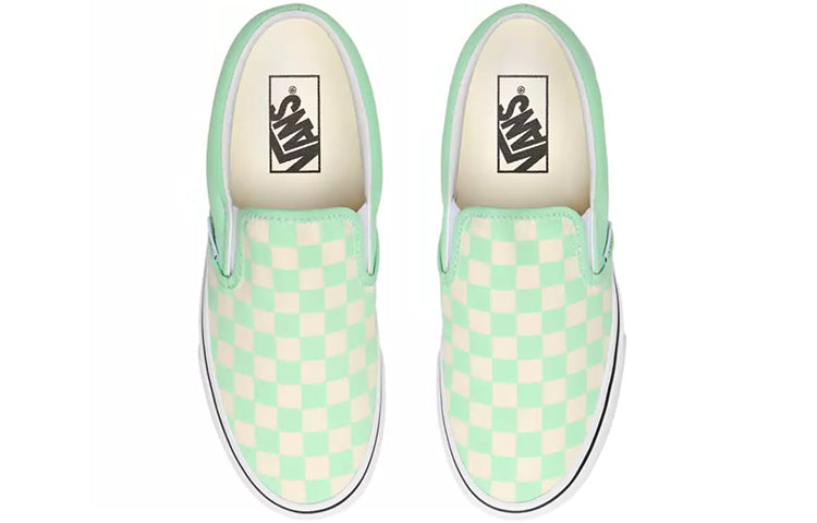 Vans Classic Slip-On 'Checkerboard - Green Ash' VN0A4U38WS1