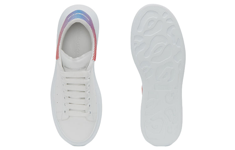 Alexander McQueen Thick-soled Low-top Sneakers 'White Pink Purple' 711139WICG48983