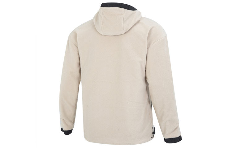 adidas Original Reversible Polar Fleece Jacket 'Black Beige' HL9186