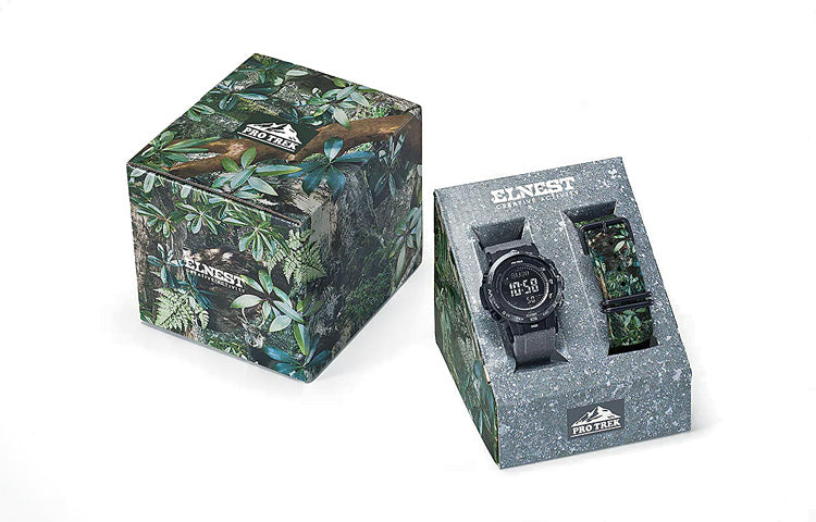 CASIO Waterproof Sports Solar Powered Mens Black Analog PRW-30ECA-1JR