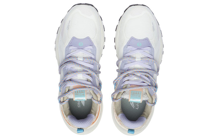 (WMNS) Li-Ning Plus 'Smoke White' AGLR232-1
