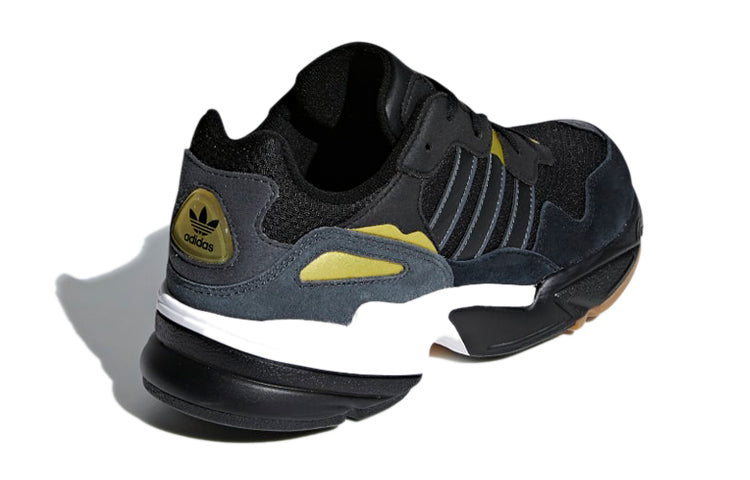 (GS) adidas originals Yung-96 J 'Black Gray Gold' G54710