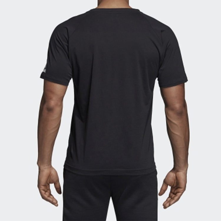 adidas Sports Round Neck Z.N.E. Tee 'Black White' DM7592