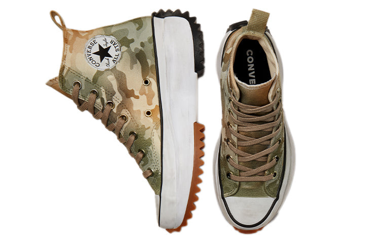 Converse Run Star Hike Canvas Shoes Green 172333C