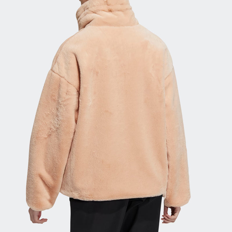 (WMNS) adidas Sty Fur Jacket Pink/Red H07394