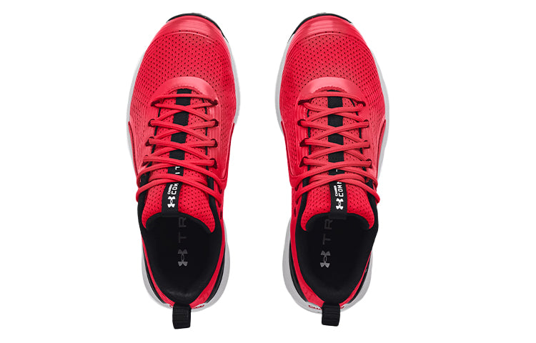 Under Armour Charged Commit 3 Training Shoes 'Red Halo Grey' 3023703-600