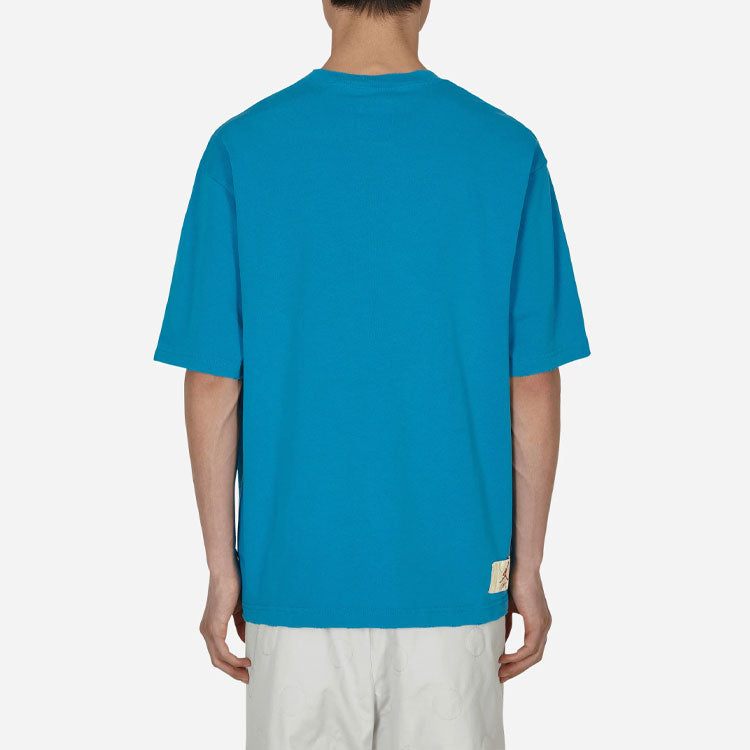 Air Jordan x Union Crossover SS22 Solid Color Character Alphabet Printing Round Neck Short Sleeve Asia Edition Blue DM2840-483