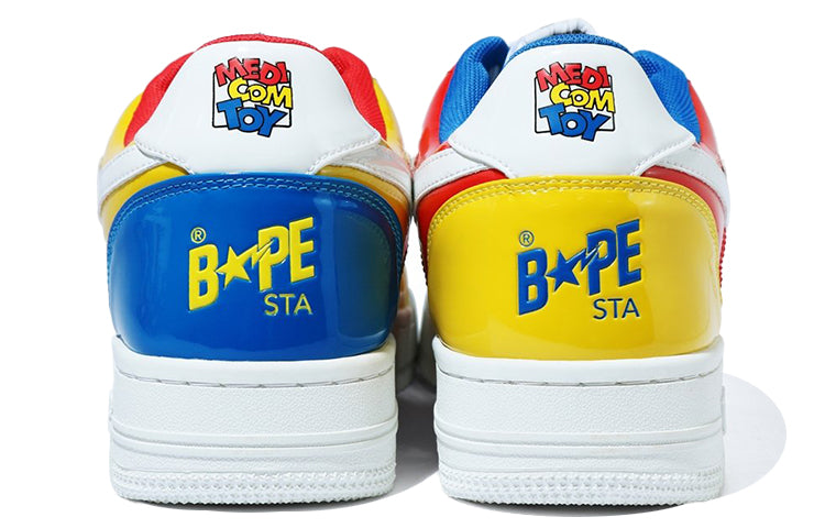 A BATHING APE Sta Low x Medicom Toy Red Blue 1G73-191-913