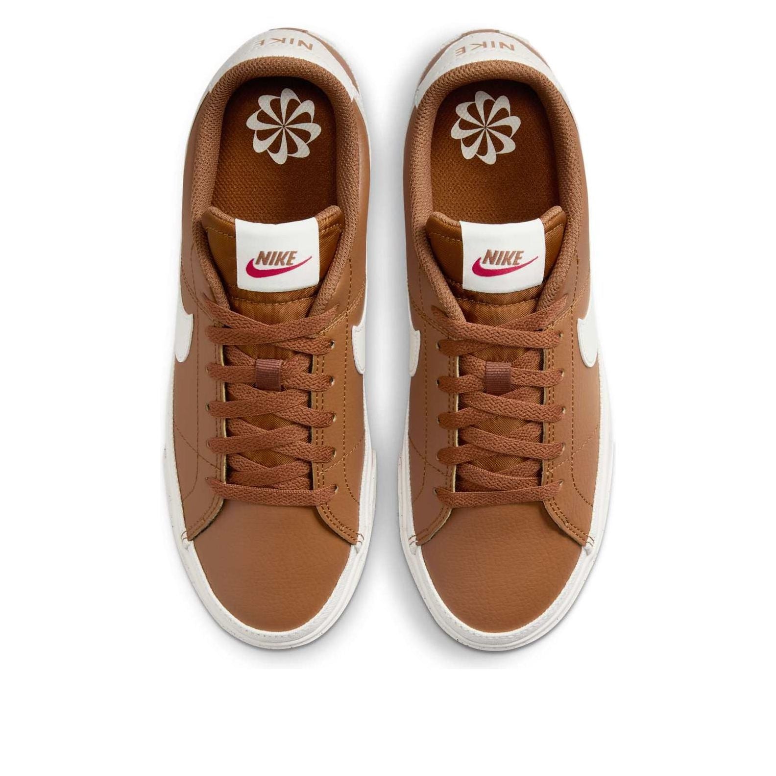 (WMNS) Nike Court Legacy Next Nature 'Light British Tan Fire Red Sail' DH3161-200