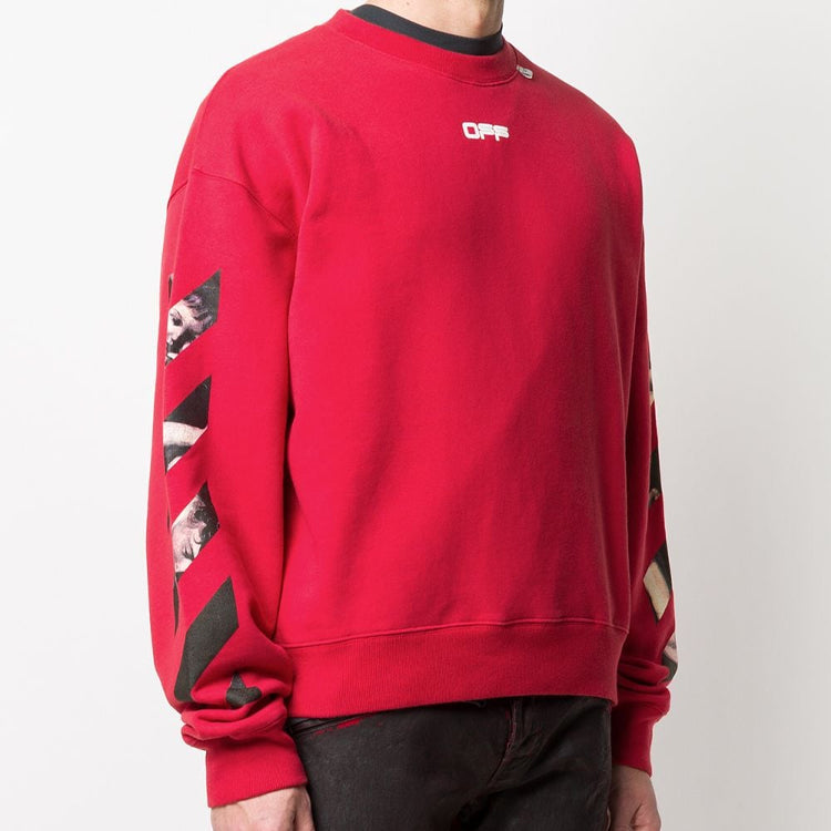 Off-White SS20 Caravaggio Arrows Mens Sweatshirt OMBA035S20E300042088