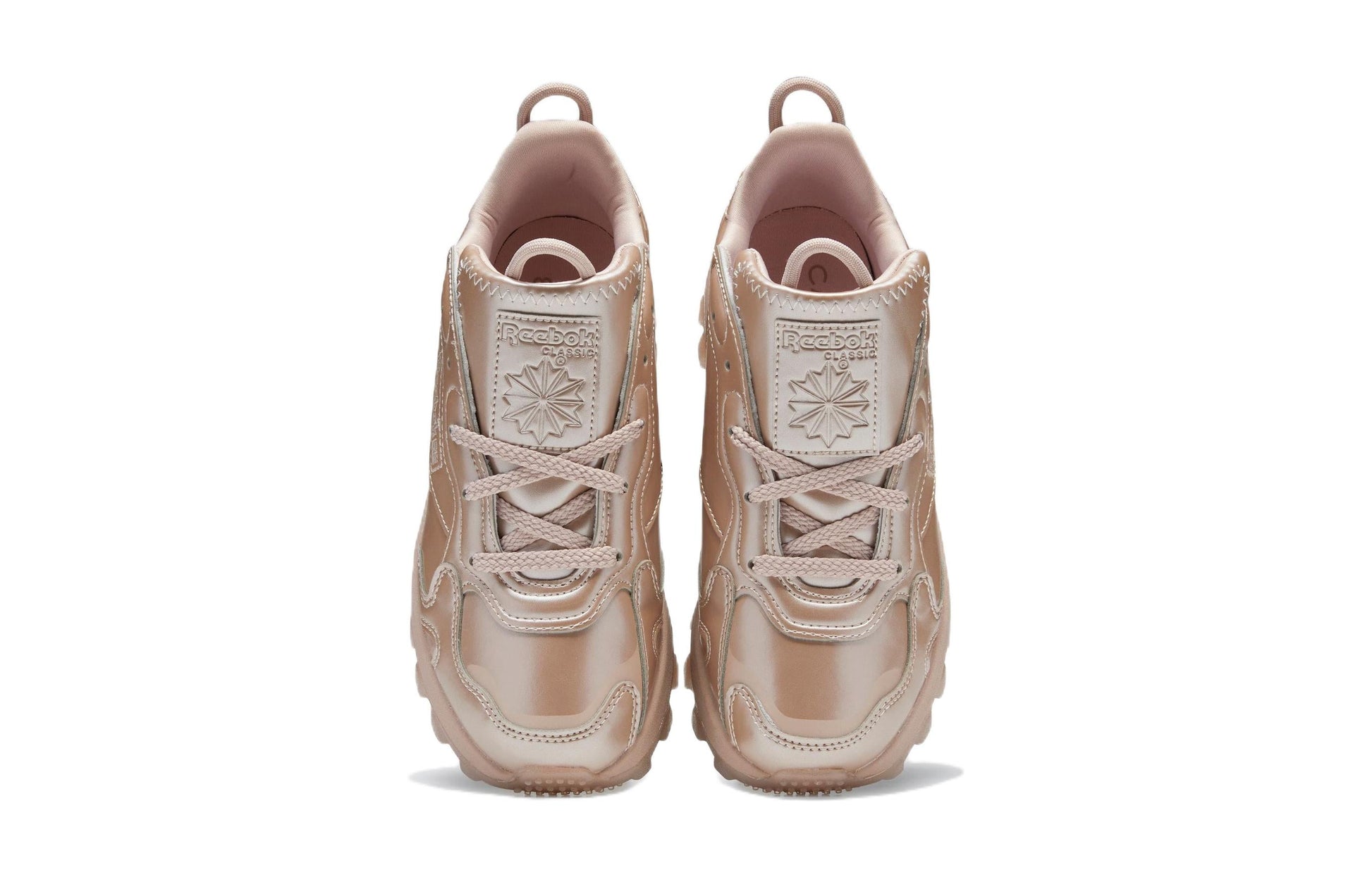 (GS) Reebok Cardi B x Classic Leather 'Rose Gold Champagne' HR0435