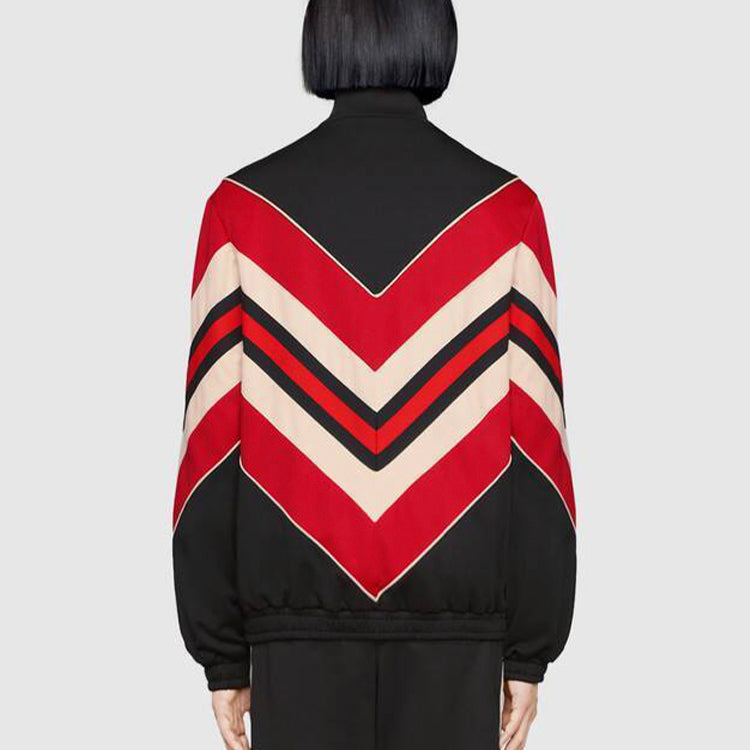 Gucci Chevron Track Jacket 'Multicolor Black' 575762-XJBBE-1315