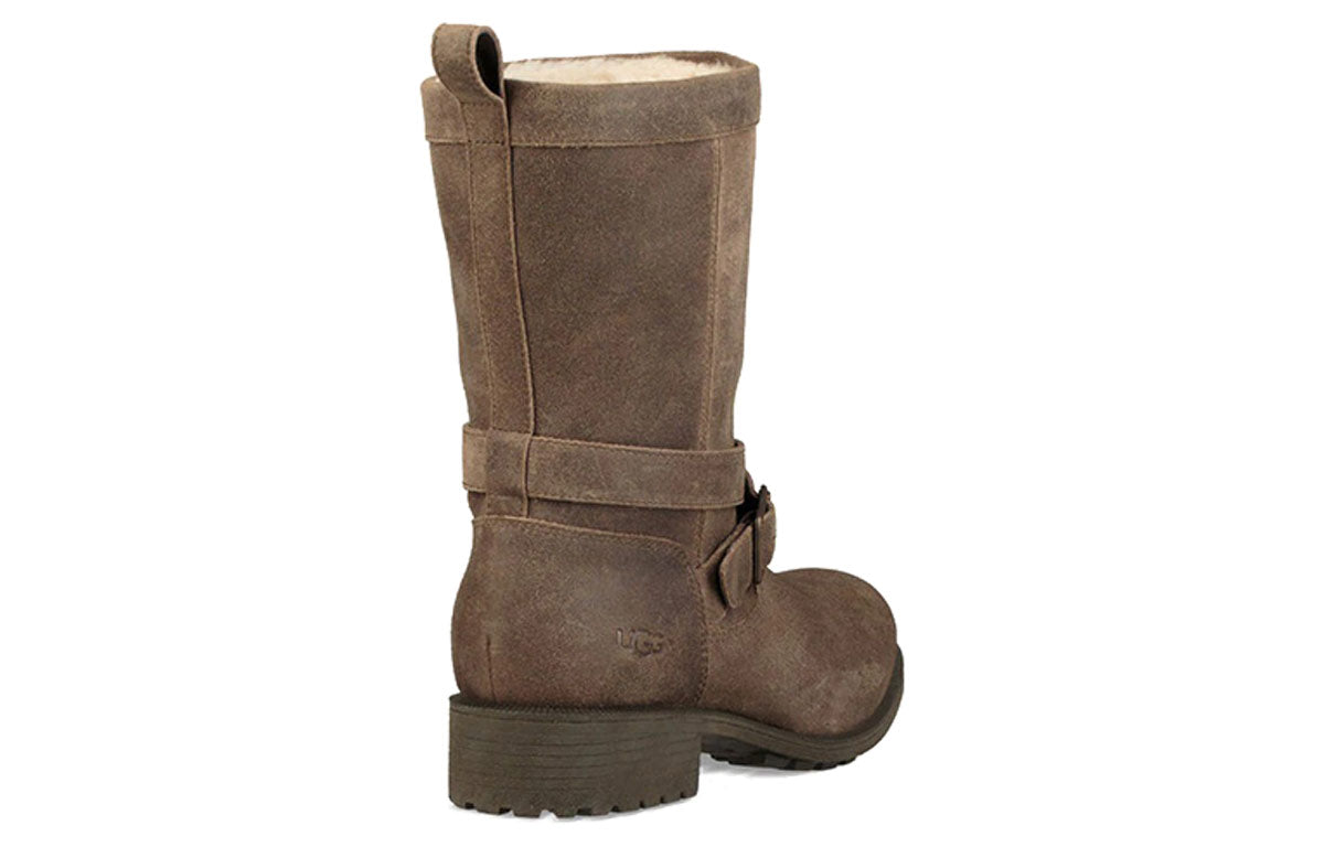 (WMNS) UGG Glendale Snow Boots Brown 1095152-DOVE