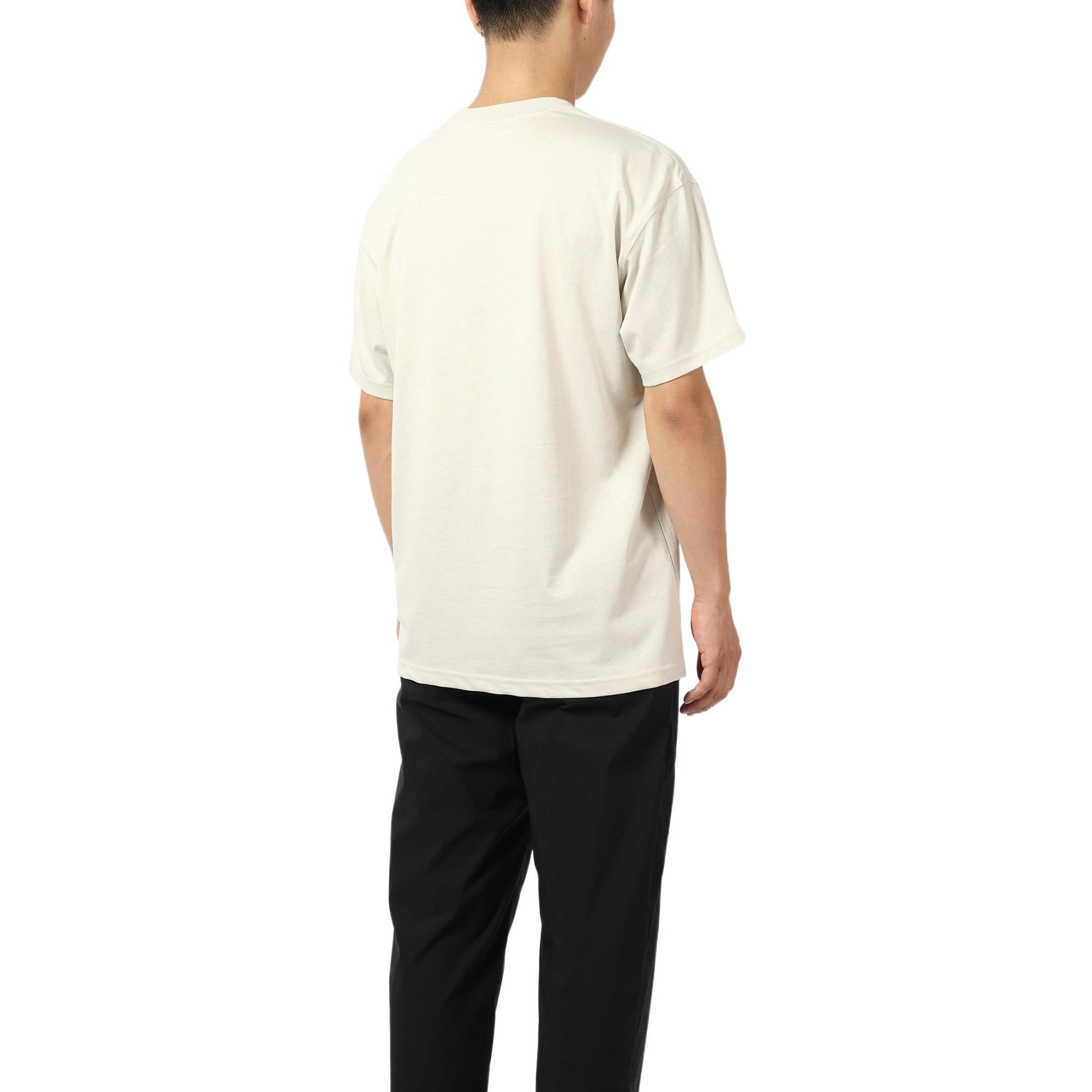 Men's Nike SS22 Logo Alphabet Printing Round Neck Short Sleeve Light Bone T-Shirt DR8007-072