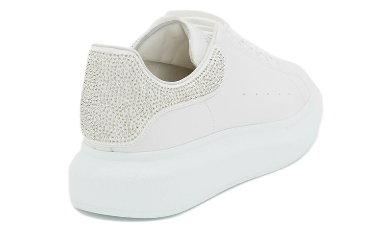 Alexander McQueen Oversized Crystal-embellished Sneakers 'White' 646967WHZ4Y9071