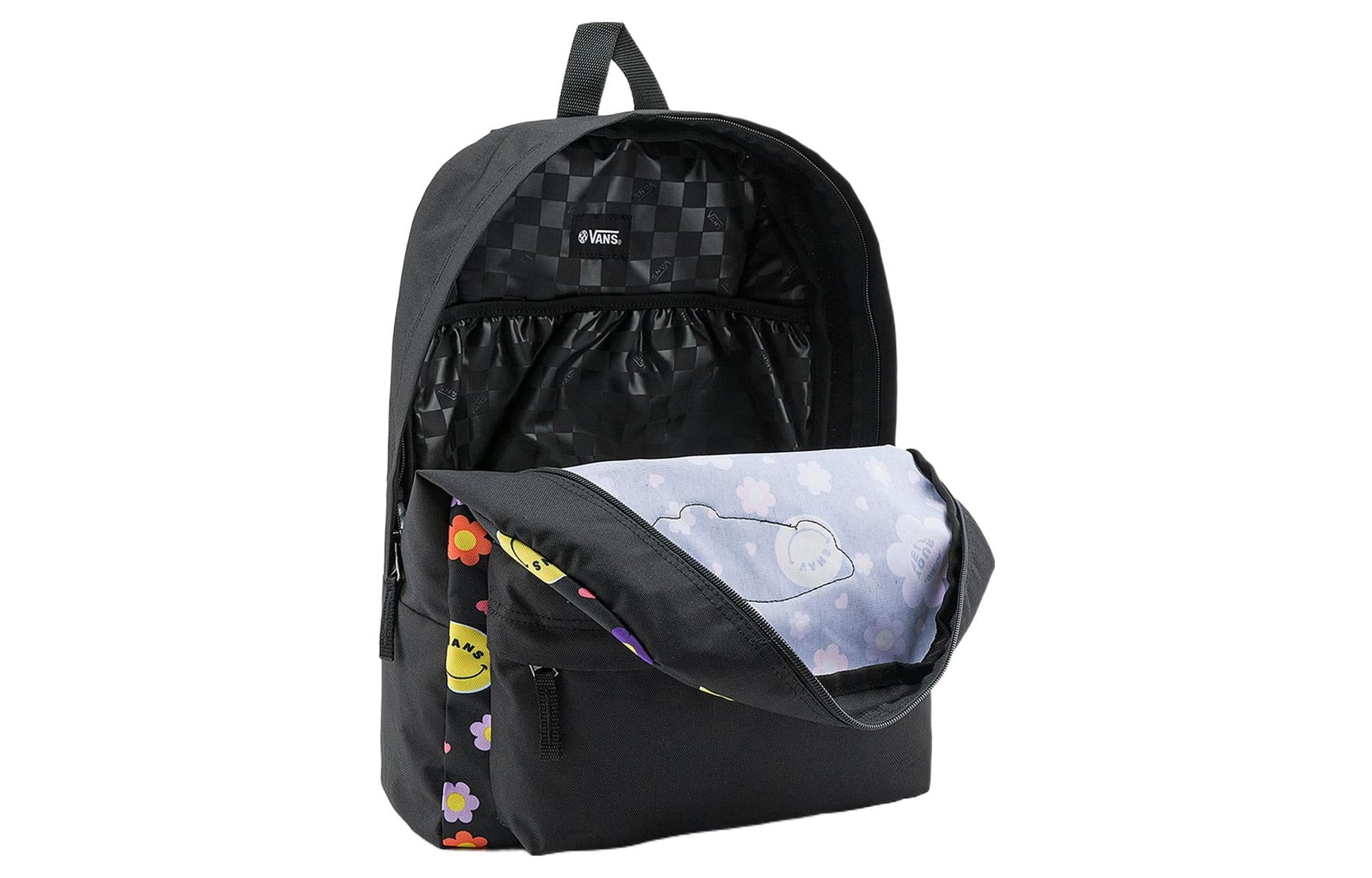 (WMNS) Vans Realm Backpack 'Black Yellow Red Purple' VN0A3UI6BDB