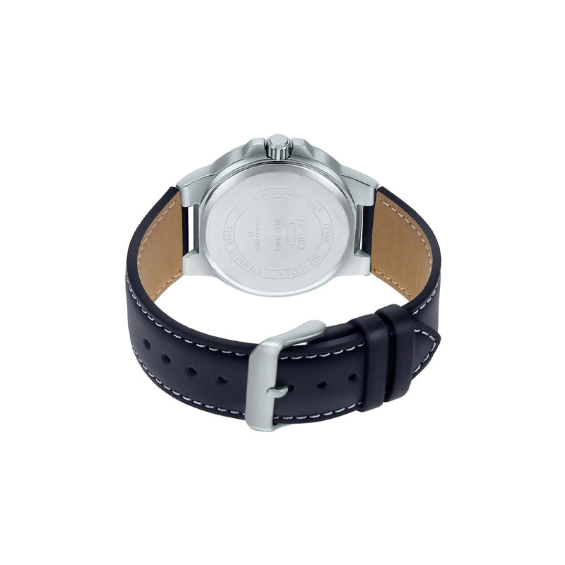 CASIO Quartz Waterproof Mens Silver Analog MTP-E173L-7AVDF