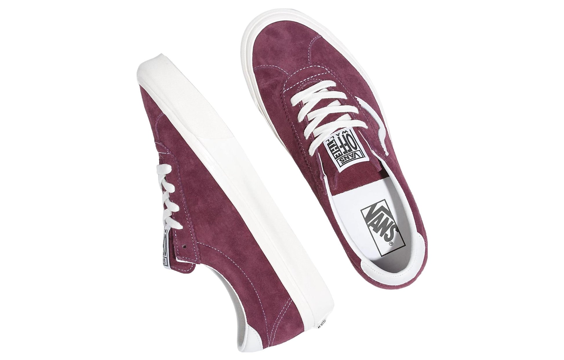 Vans Style 73 DX 'Pig Suede - Burgundy White' VN0A7Q5A4QU