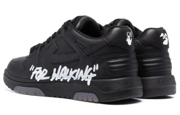 Off-White Out Of Office Sneakers Casual Shoes Black OMIA189S21LEA0041001