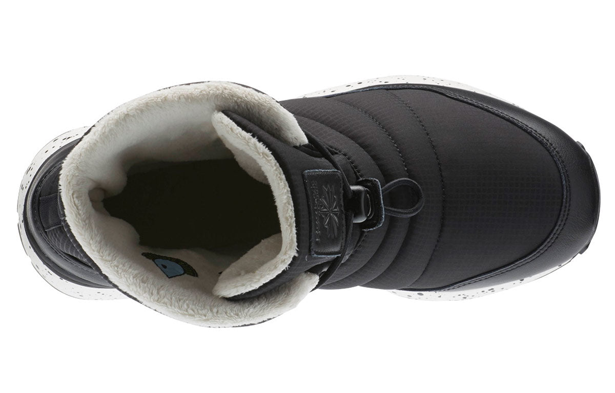 (WMNS) Reebok Gl Puff Boot Running Shoes Black/White AR0606