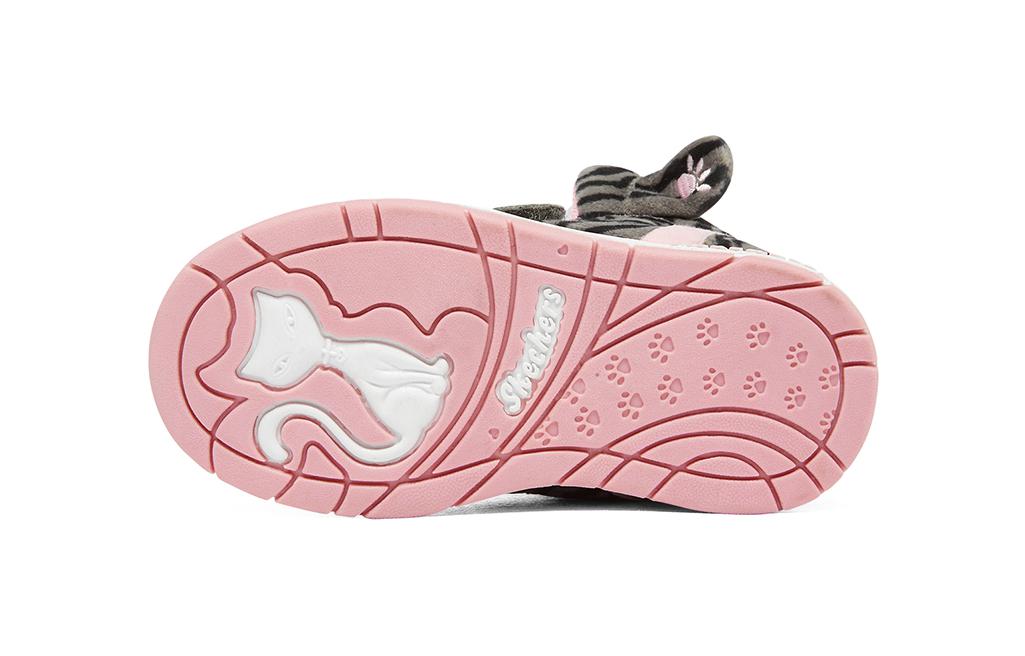 (PS) Skechers Sugarcanes Shoes 'Grey Black Pink' 310998N-GYBK