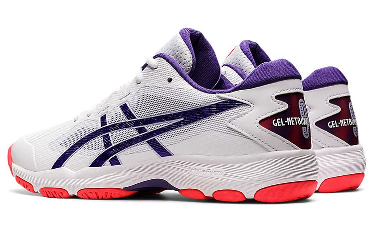 (WMNS) ASICS Gel-Netburner Academy 9 Basketball Sneakers 'White Purple' 1072A062-100