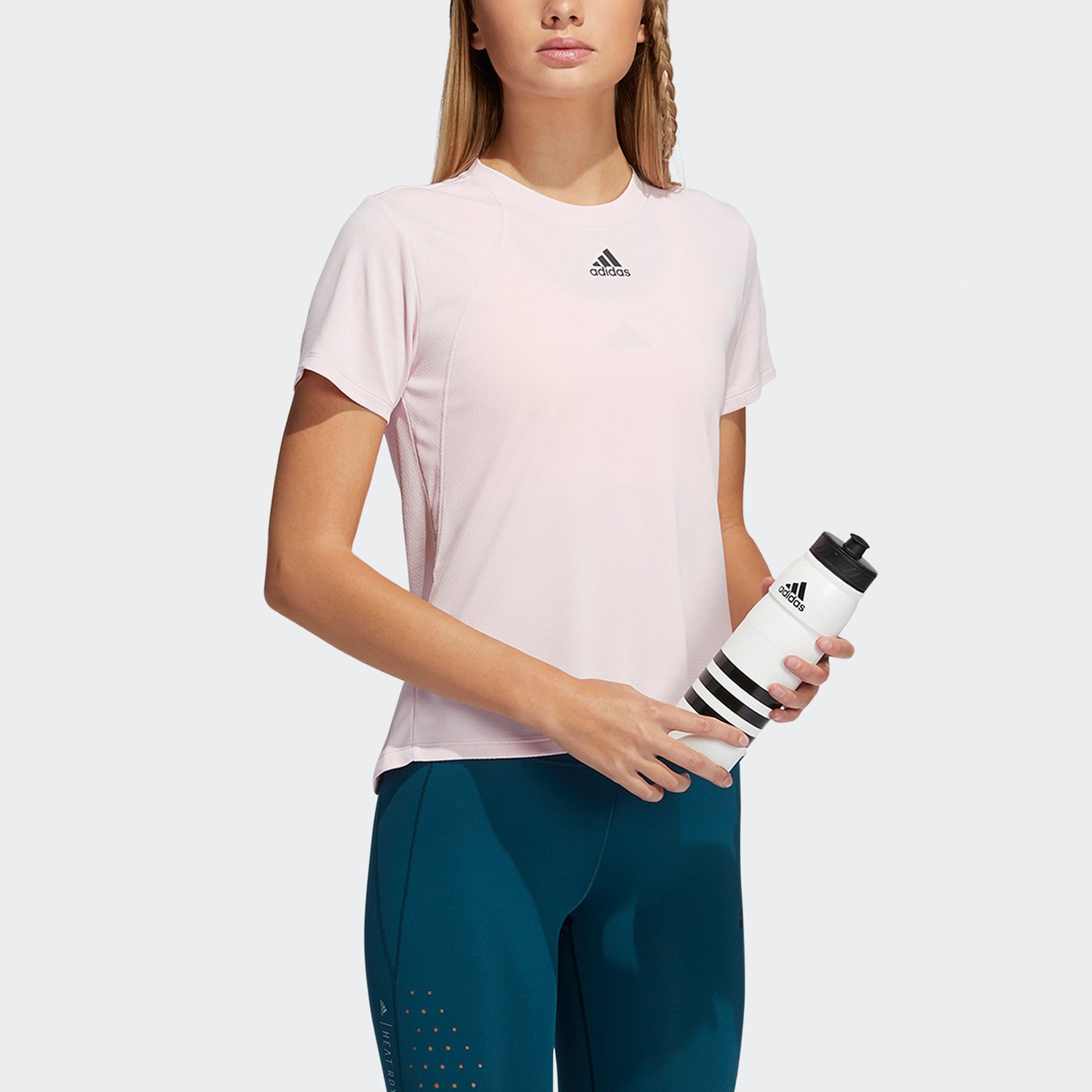 (WMNS) adidas Heatrdy Focus T Intense Training Sports Short Sleeve T-shirt Pink H20746