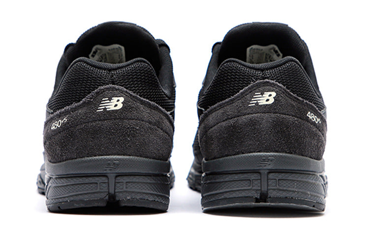 (WMNS) New Balance 480 Series v5 Retro Casual jogging Shoe Black W480SK5