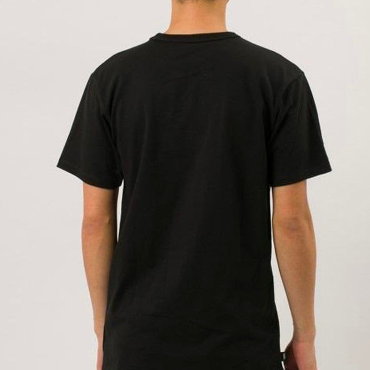 Men's Vans Off The Wall Tee Minimalistic Logo Short Sleeve Black VN0A49R7BLK