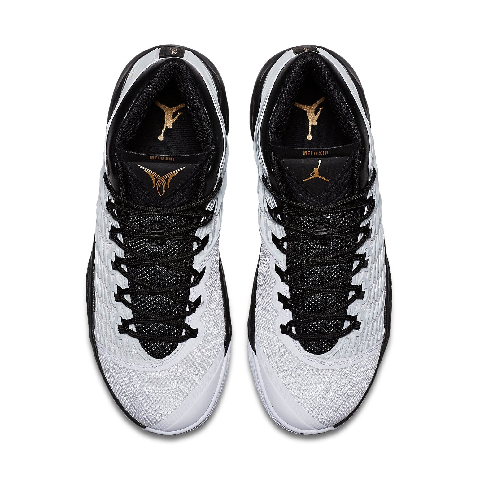 Air Jordan Melo M13 X 13 'White Black Gold' 902443-131