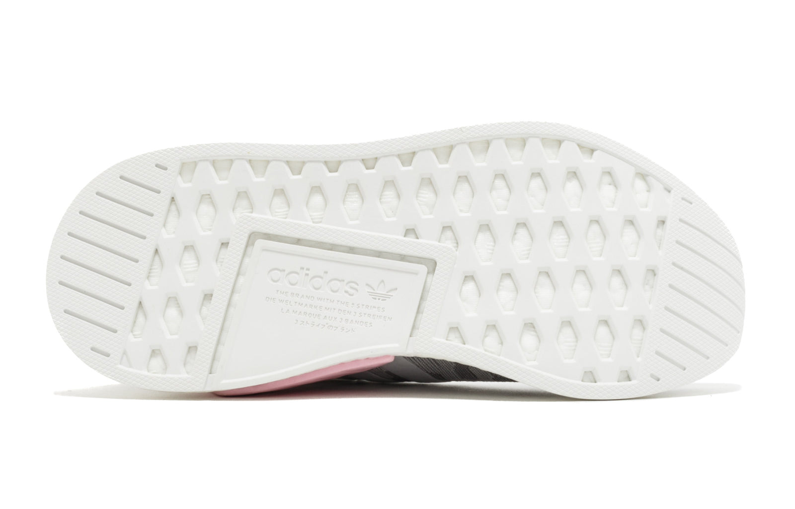 (WMNS) adidas NMD_R2 Primeknit 'White Black Pink' BY9520