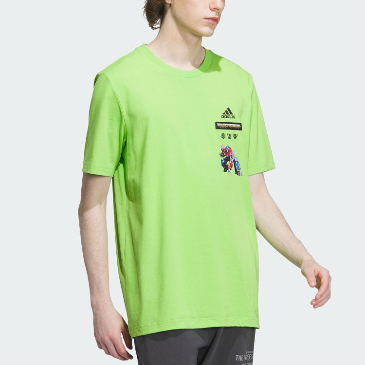 adidas x Transformers T-shirt 'Solar Green Black' IK3502