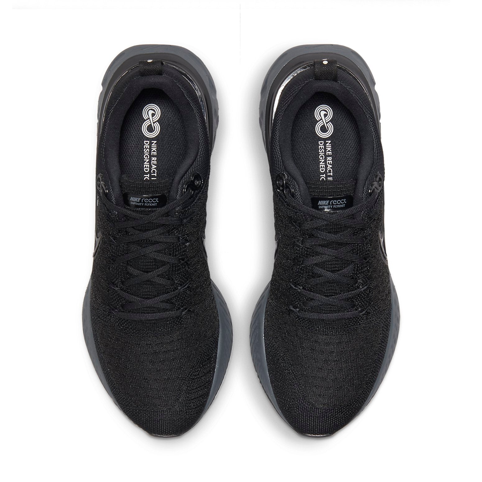 (WMNS) Nike React Infinity Run Flyknit 2 'Black Iron Grey' CT2423-006