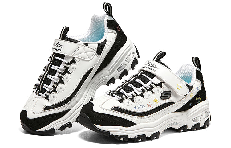 (GS) Skechers DLITES 1.0 'Black White' 319020L-BKW
