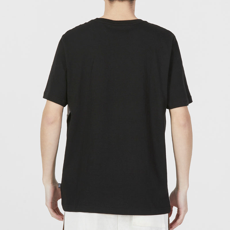 PUMA Ess Colorblock Logo Tee 'Grey' 677859-01