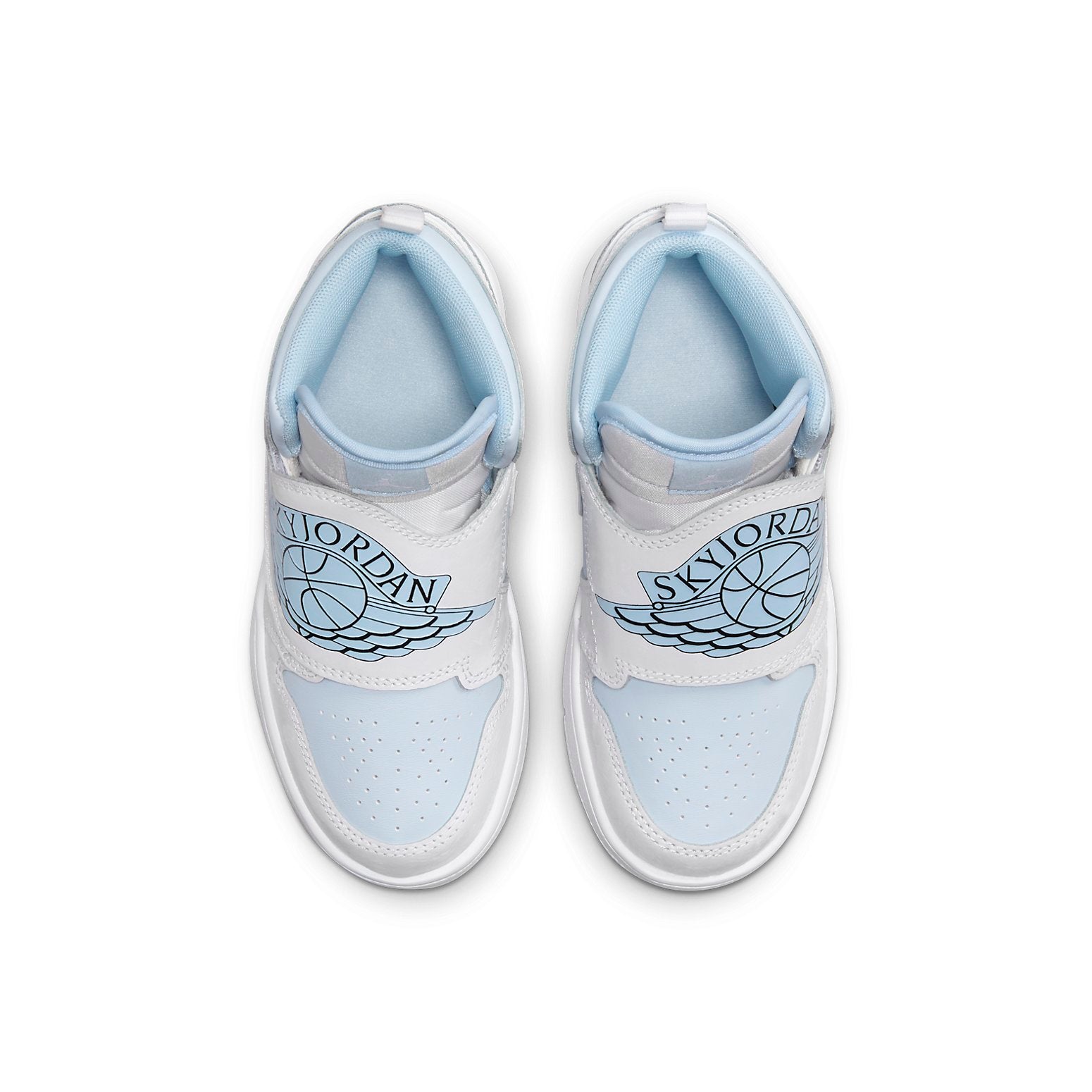 (PS) Air Jordan 1 Mid ' White BLue' BQ7197-411