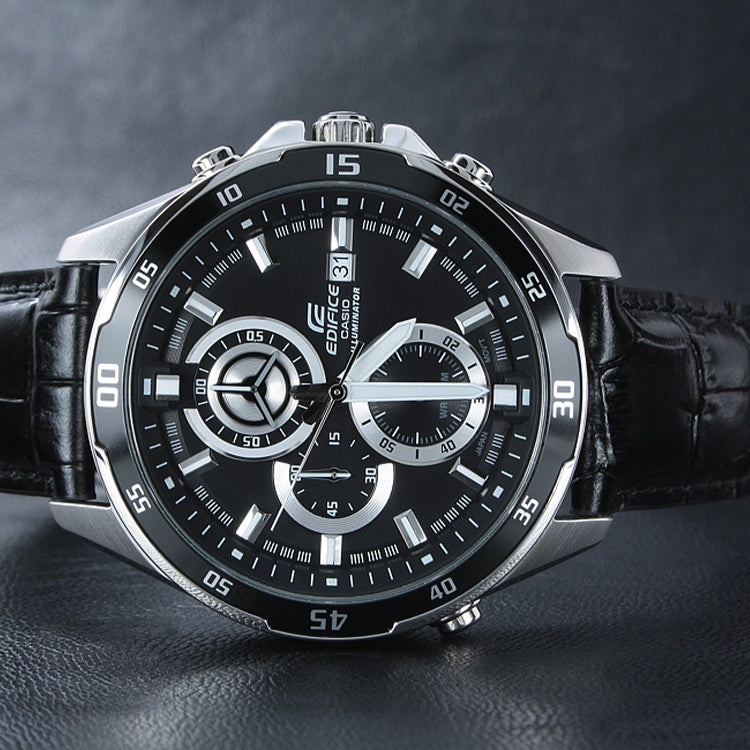 CASIO EDIFICESeries Men'ses Mens Black Analog EFR-547L-1AV