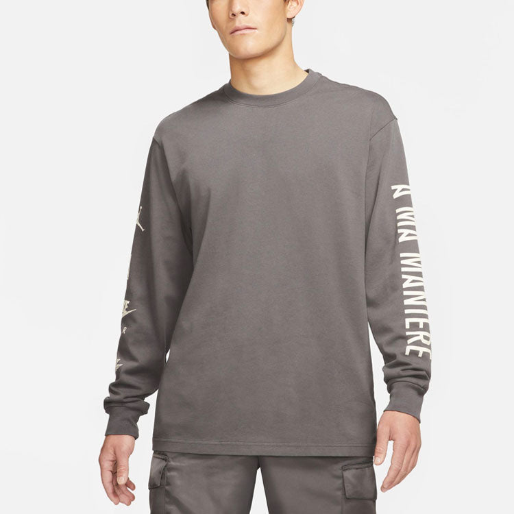 Air Jordan x A Ma Maniere Long Sleeves T-Shirt 'Grey' CV3448-099