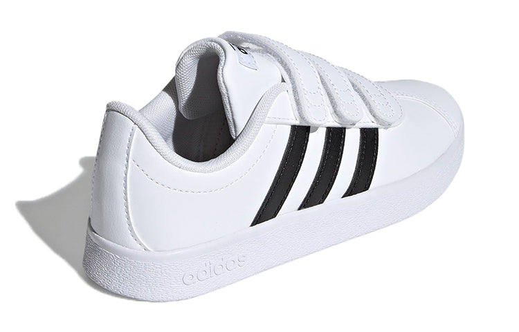 (PS) adidas VL Court 2.0 'White Black' DB1837