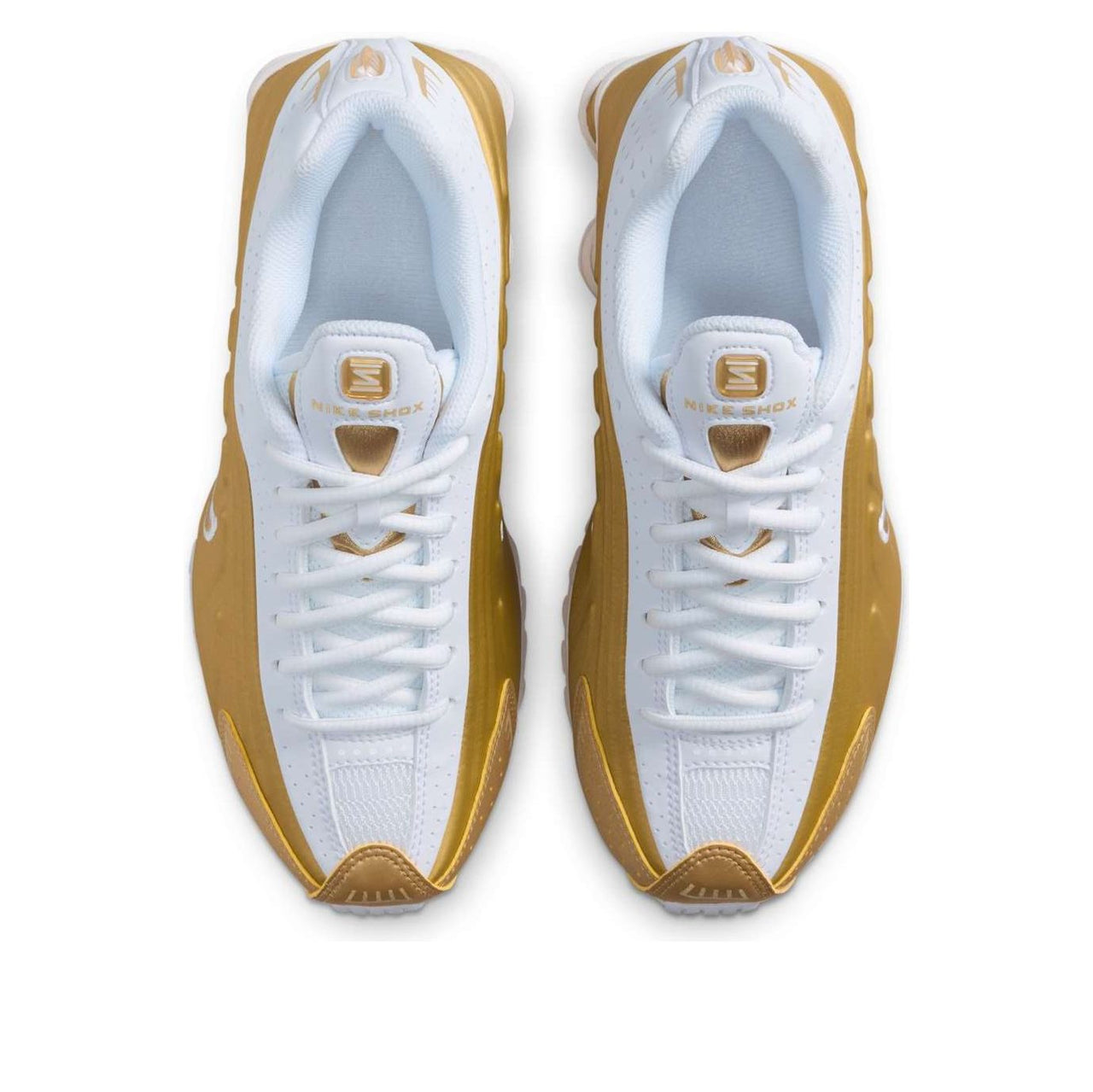 (GS)	Nike Shox R4 'Metallic Gold White' CW2626-700