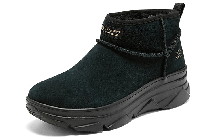 (WMNS) Skechers Bobs Boots 'Black' 117312-BBK