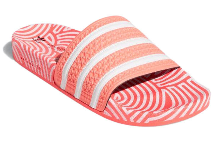 adidas Hirocoledge x Adilette Slides 'Takahashi Hiroko - Signal Pink' FY1593