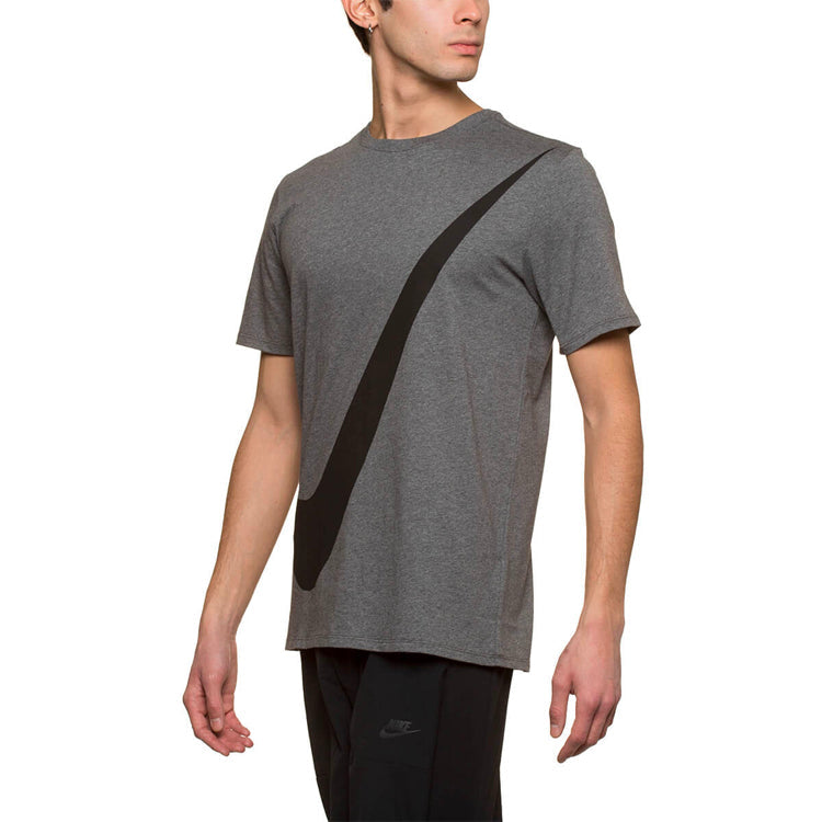 Nike Hybrid 1 Large Logo Short Sleeve Gray 891871-071