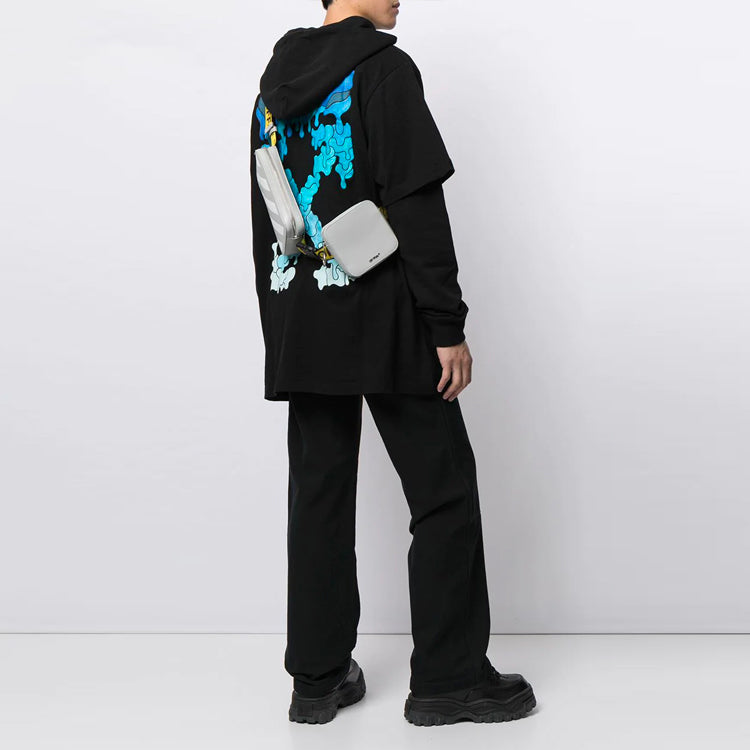 Off-White FW21 Marker Arrows Long Sleeves Pullover Loose Fit Black OMBB051S21FLE0011045