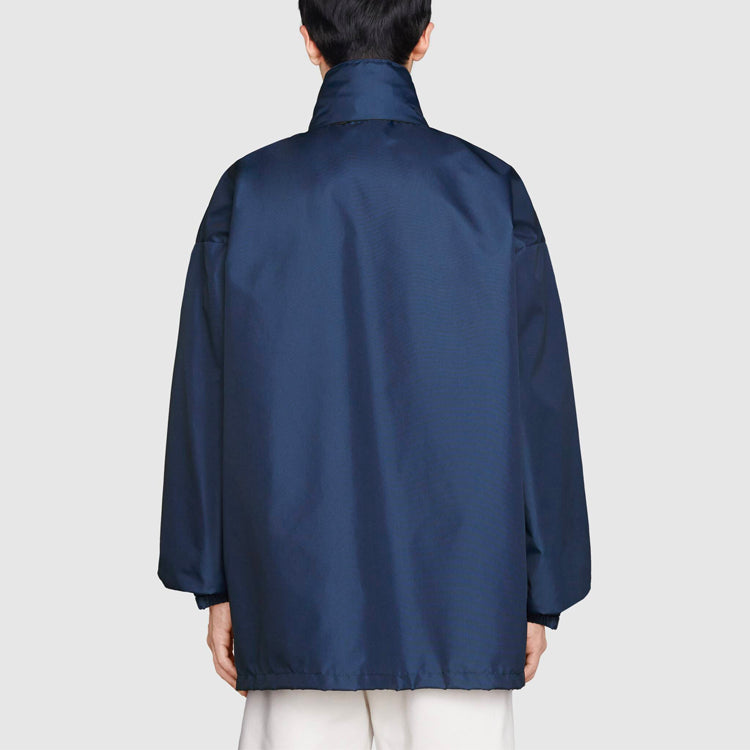 Kai x Gucci Crossover SS21 Pattern Cartoon Printing Loose Jacket Navy Blue 660317-ZAG1V-4340