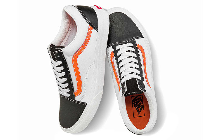 Vans Old Skool Sneakers 'White Black Orange' VN0A5KRF93U